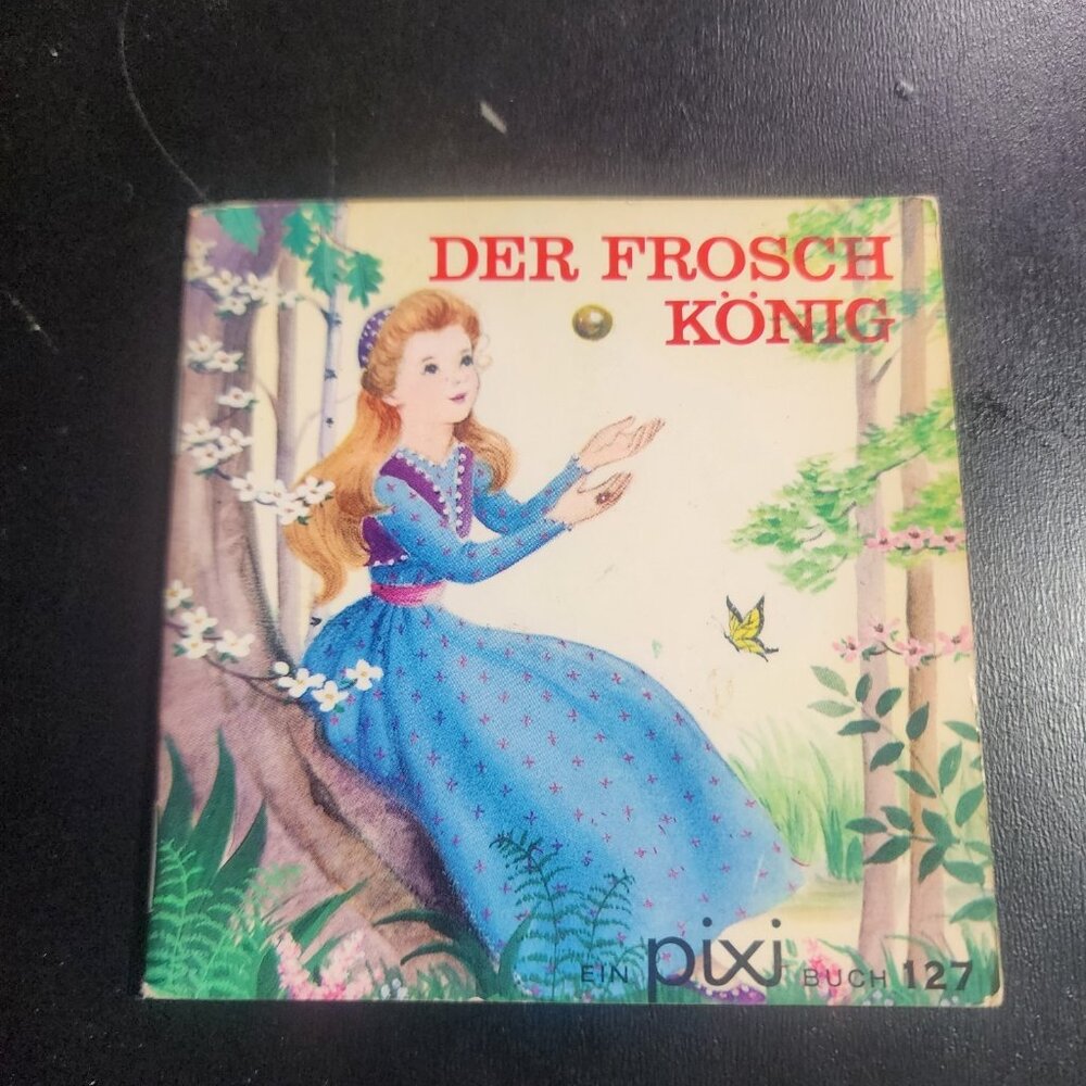 Der Frosch König - Ein Pixi Buch 127 The Frog Prince German Children's Book 1976